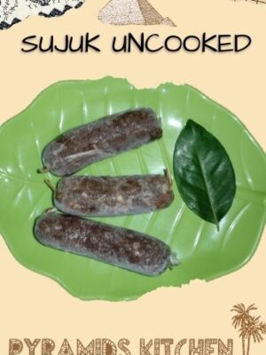 Sujuk uncooked