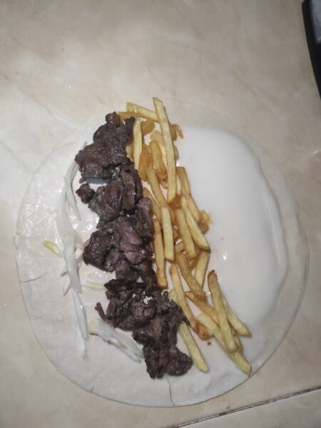 Beef Shawarma wrap